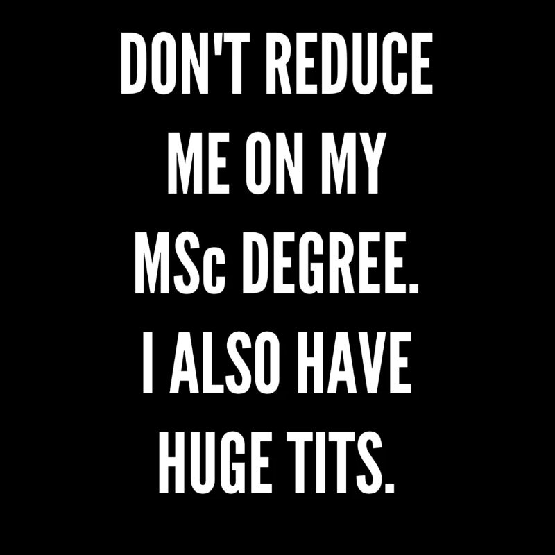 Cadeau de diplôme de maîtrise en sciences