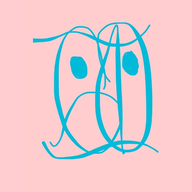 Visage abstrait sur t-shirt