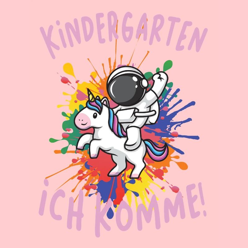 Kindergarten Einhorn Astronaut
