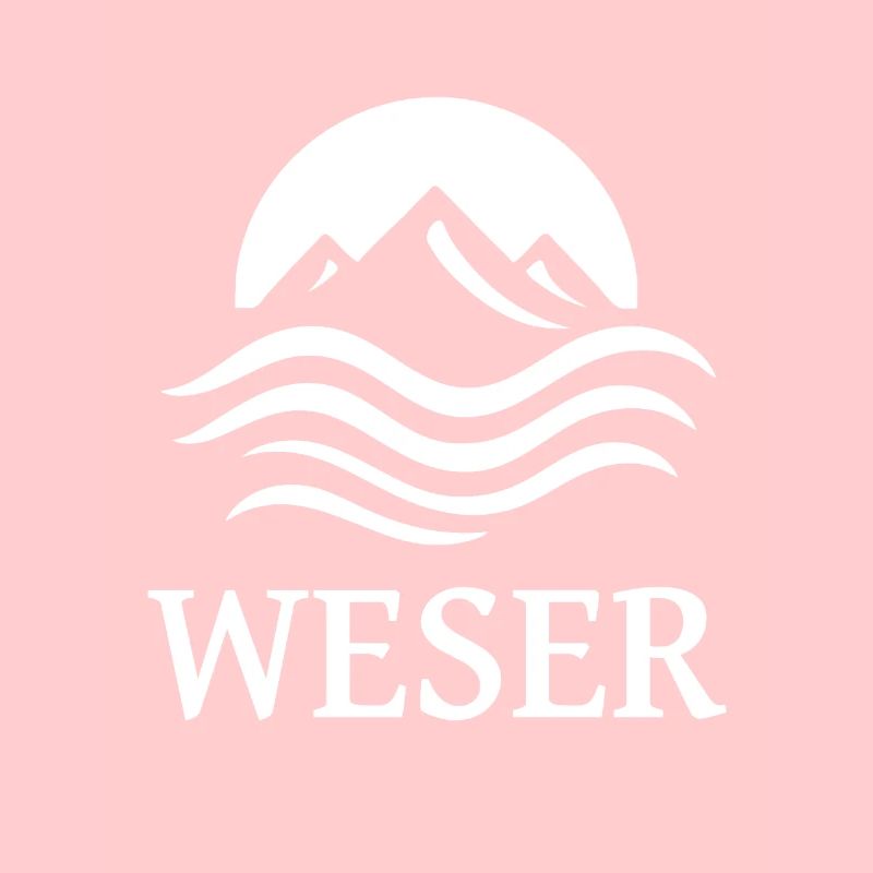 design cool de la rivière Weser pour le fan de rivière