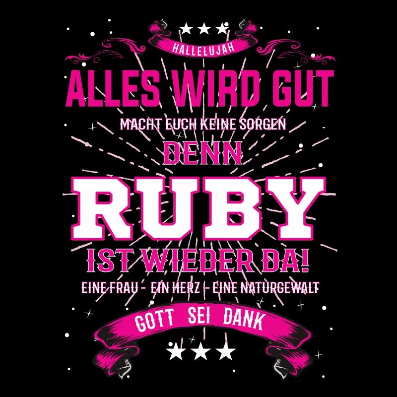 Alles wird gut denn Ruby Ist da Outfit