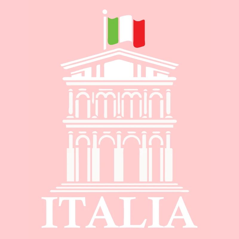 Italien Design mit einem imposanten Bauwerk
