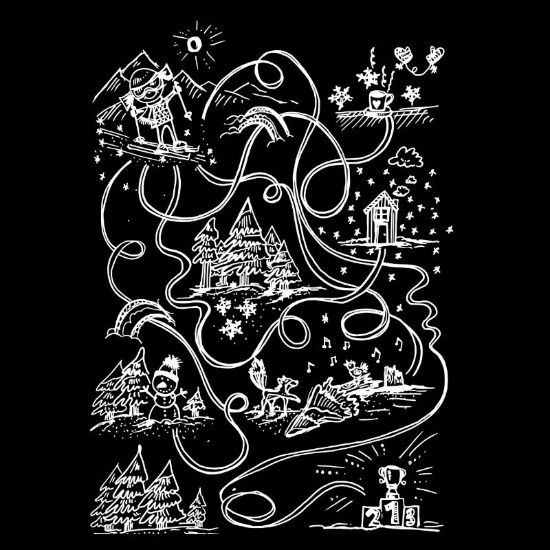 Fun Labyrinth - Skiing