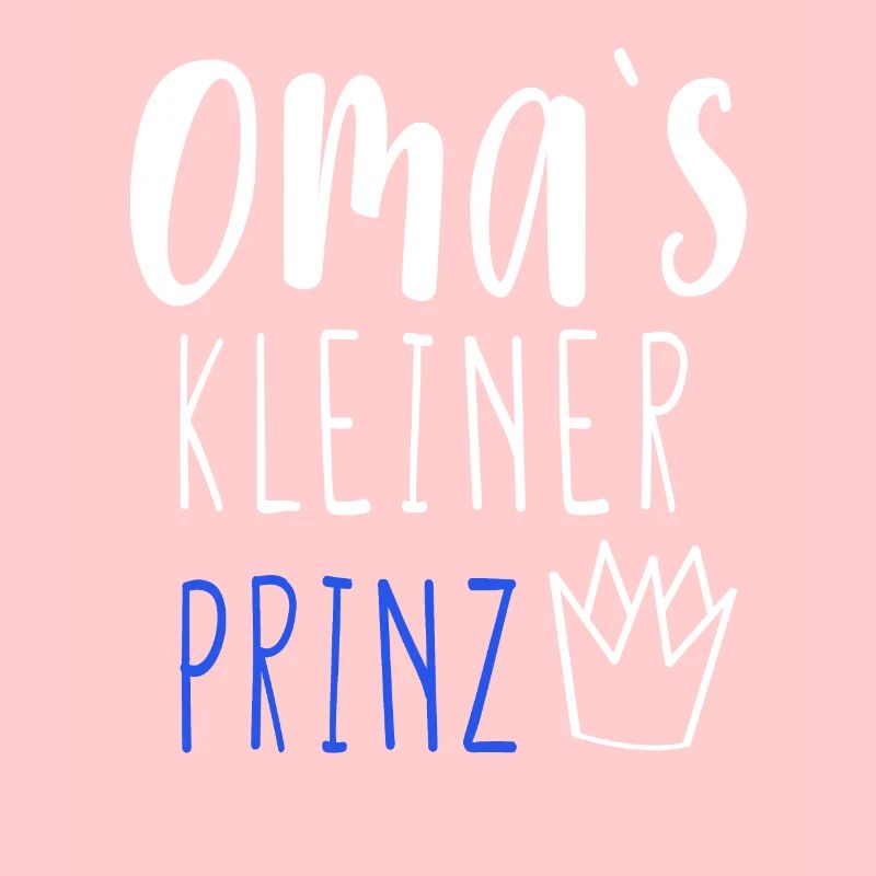Oma's kleiner Prinz mit Krone