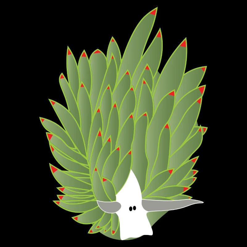 Escargot à feuilles, mouton, escargot à feuilles