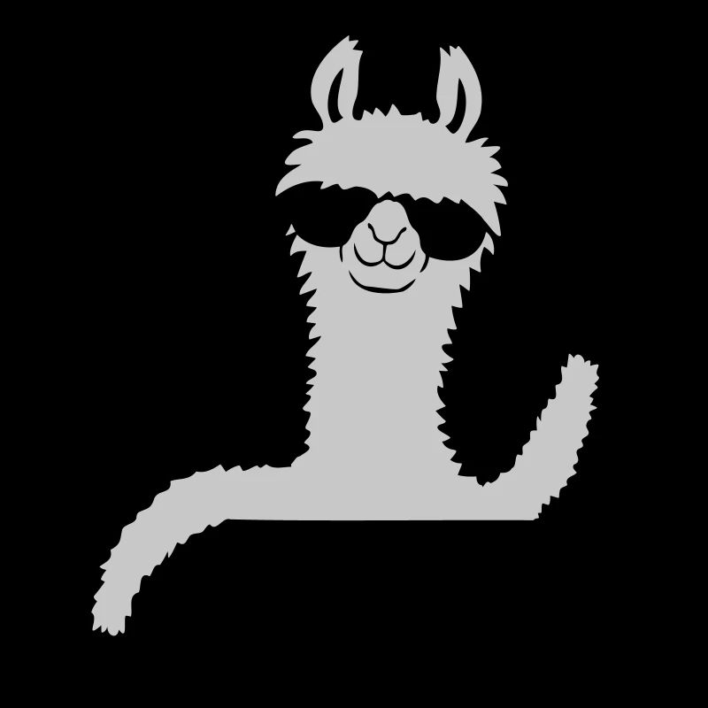 Comic Sonnenbrille Lama