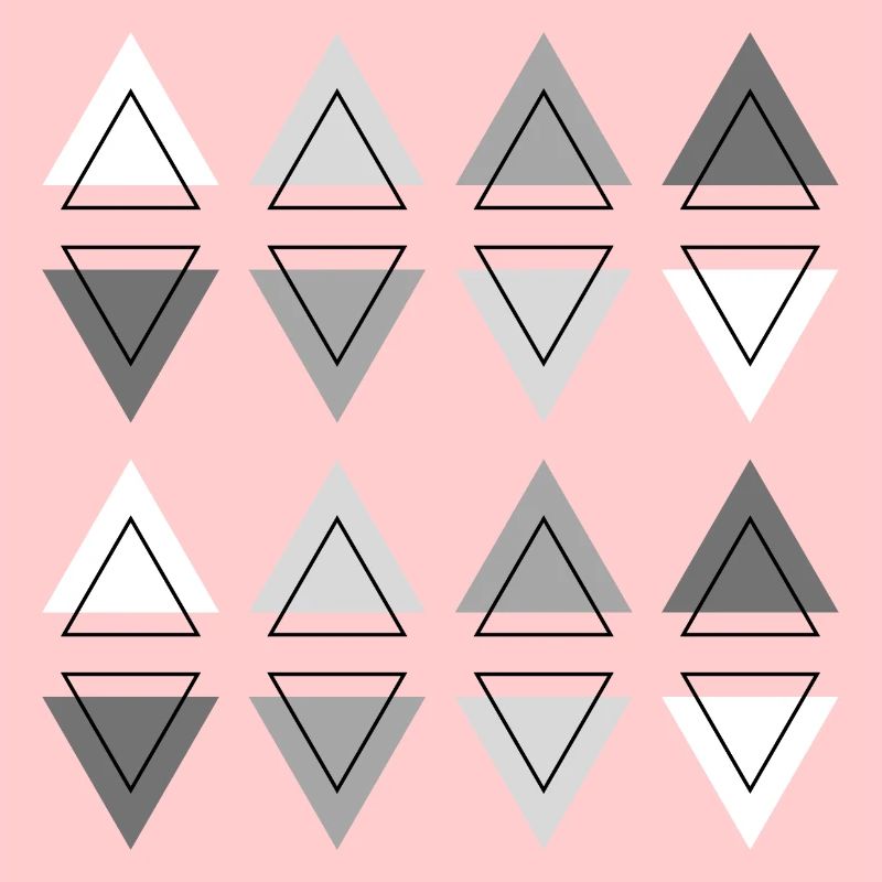 Modern Abstract Geometry Two-row triangles