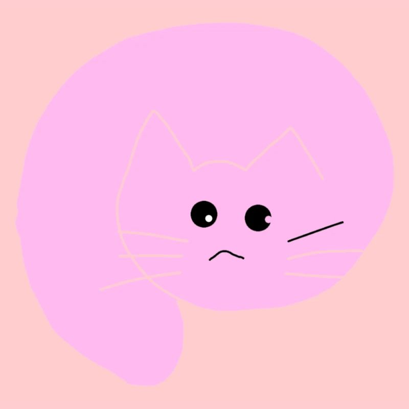 Katze pink 1