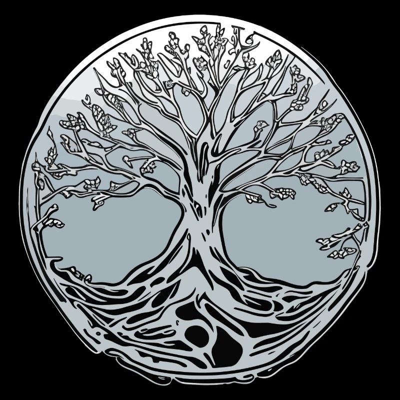 Baum aus Silber