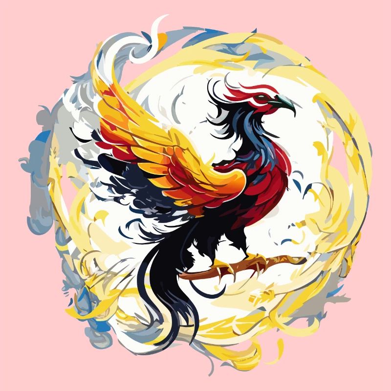 Flammender Phönix (Sammlung von Kunstwerken)