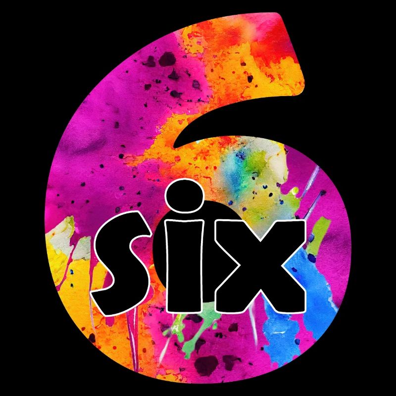 SECHS 6 JAHRE JUNGE 6. GEBURTSTAG