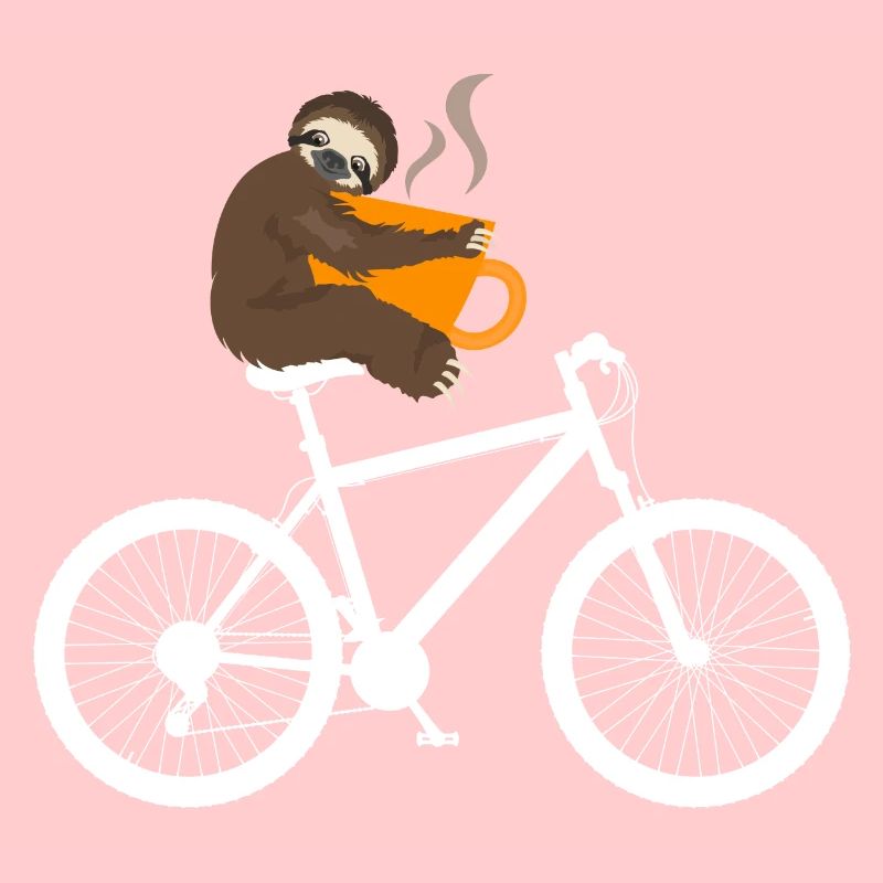 Funny Bicycle Sloth