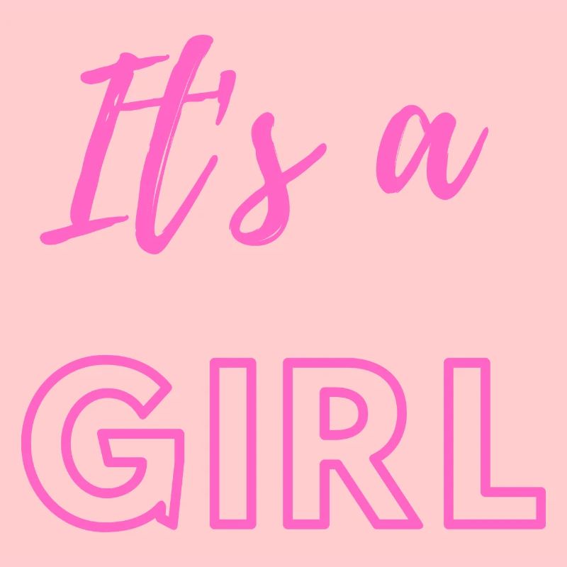 Annonce de bébé - Filles - Grossesse