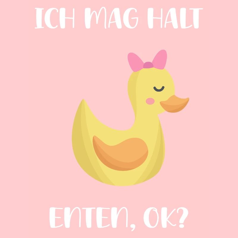 Ich Mag Halt Enten Badeente Gummiente Fun Geschenk
