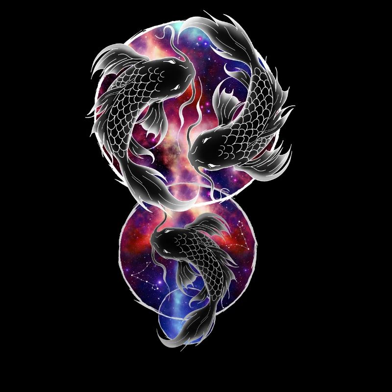 Pisces- Fisch Sternzeichen BUNT