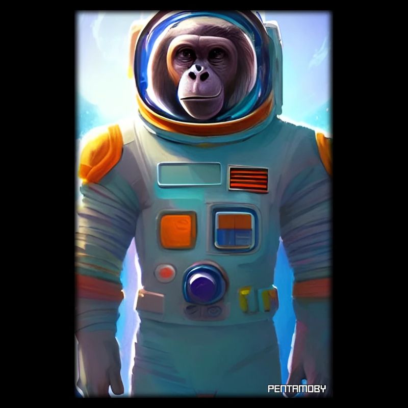 Monkey Animal Astronaute Voyage Dans l’Espace Univers 7
