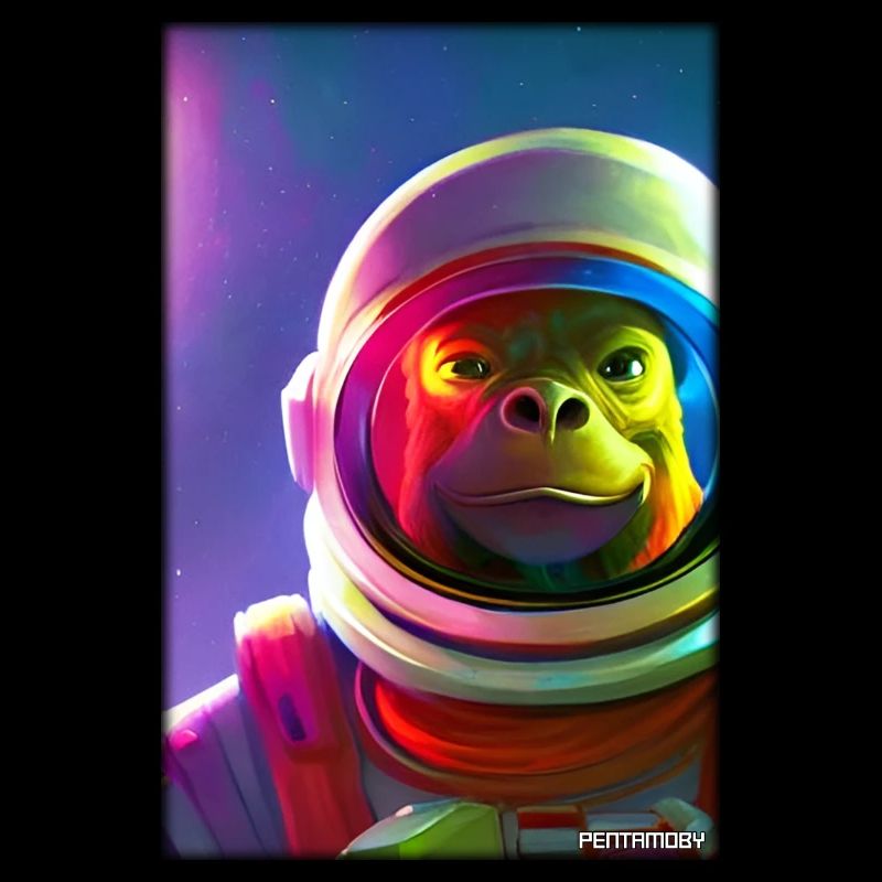 Monkey Animal Astronaut Space Space Universe 6