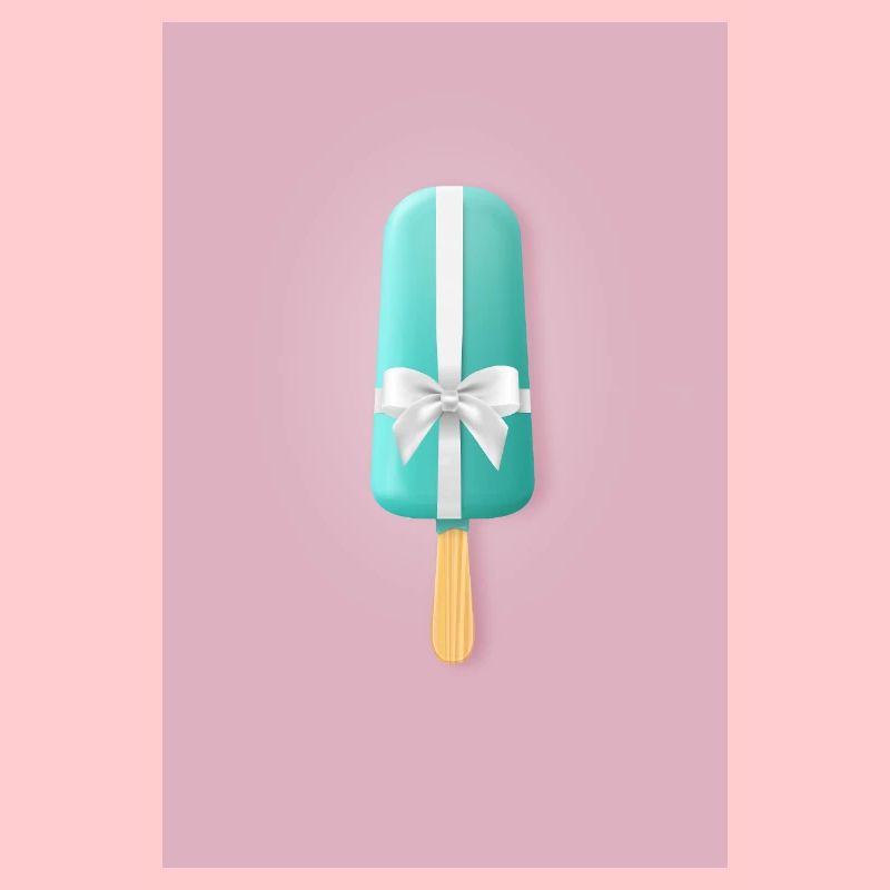 Pastell Popsicle Geschenkband