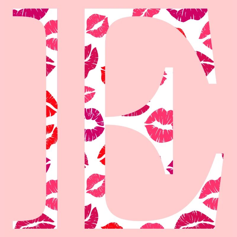 Lettre e bisous