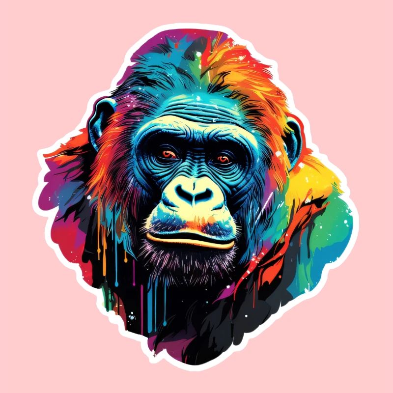 Gorilla psychedelisch