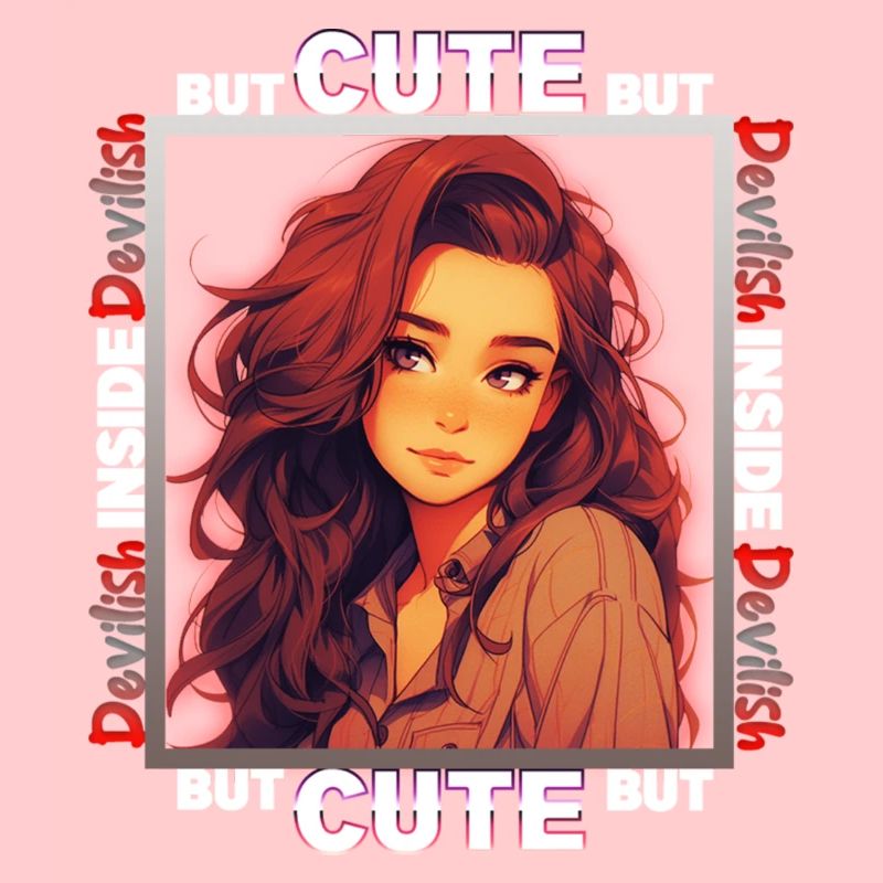 Cute but devilish inside