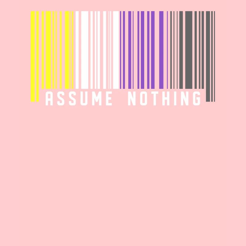 Nonbinary | Non-Binary Pride Barcode Flag