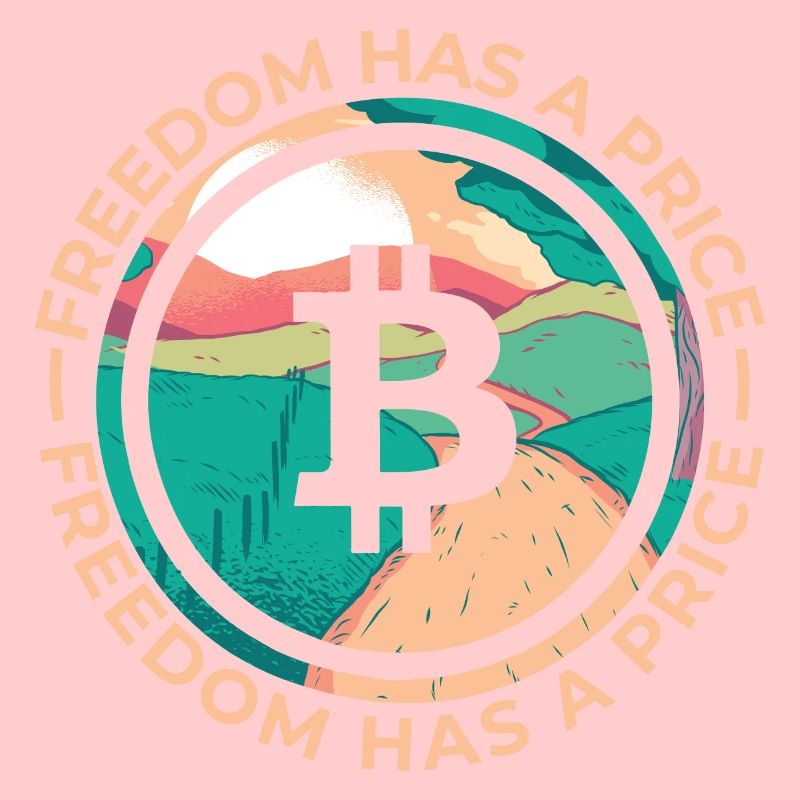 Freedom Has A Price Crypto Bitcoin Shirt Geschenk