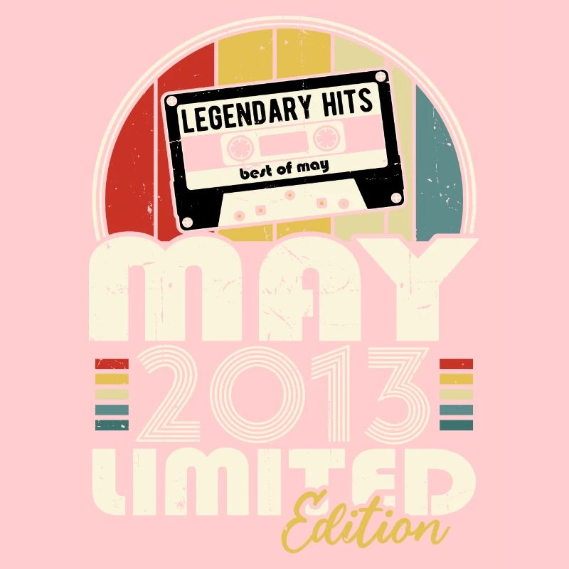 Vintage 2013 May Retro Birthday Gift