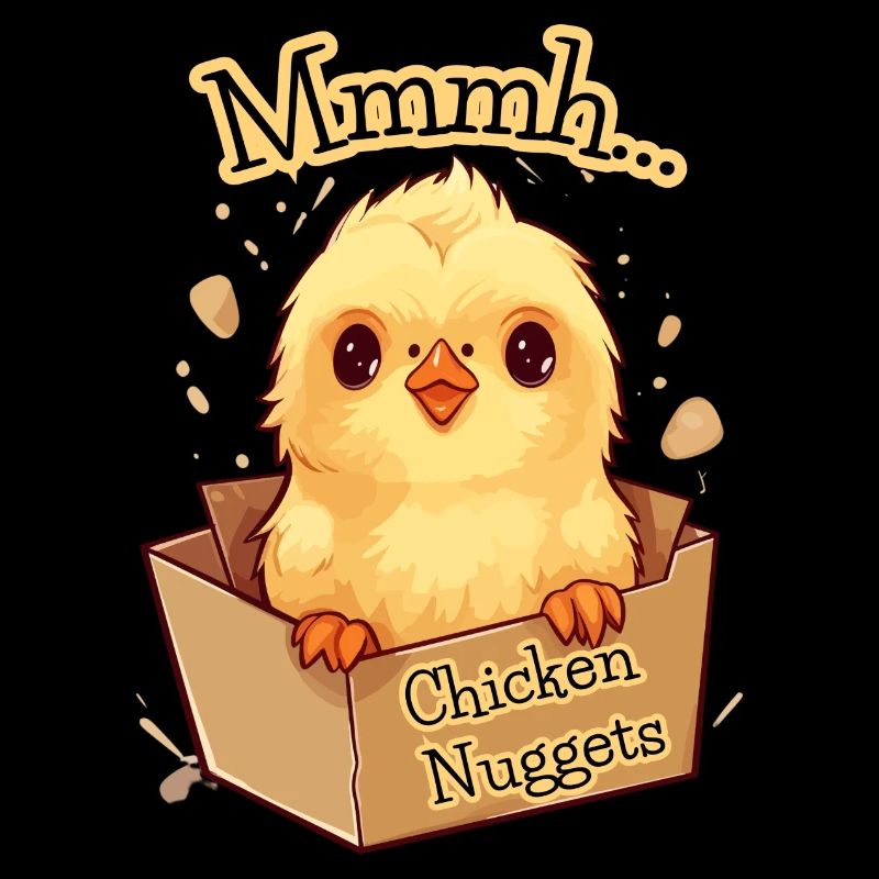 Süßes Chicken Nugget -MmmH.. Funny
