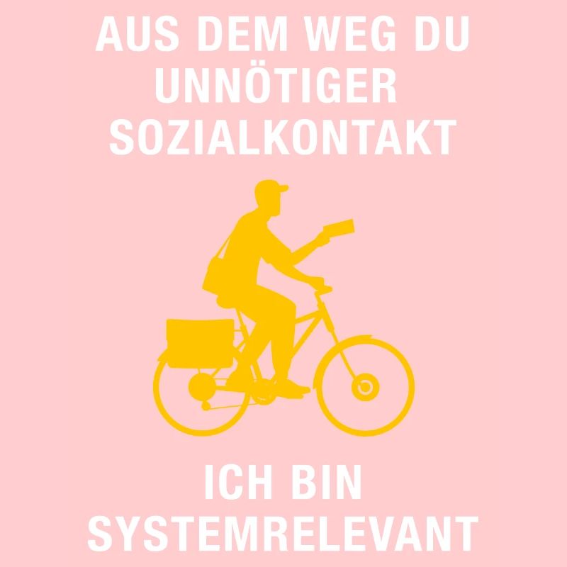 Postbote Briefträger Sozialkontakt Systemrelevant