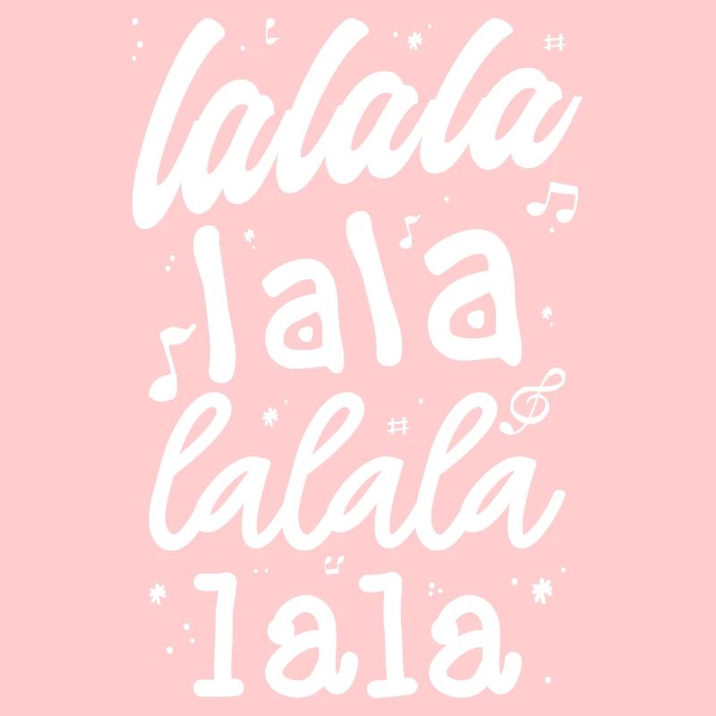 LaLa La Pattern Musical Script Tee