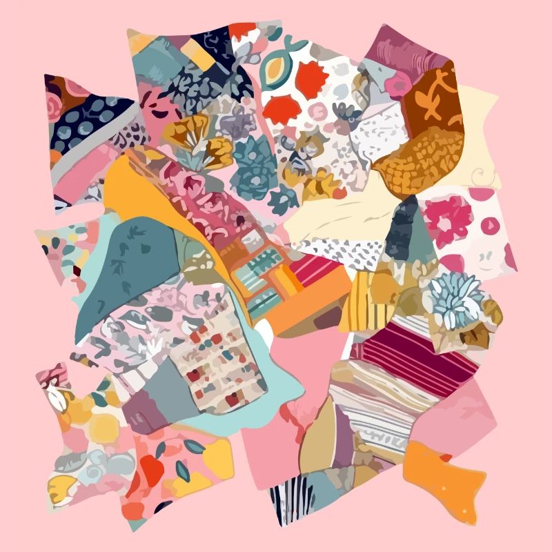 Patchwork de tissu n°2