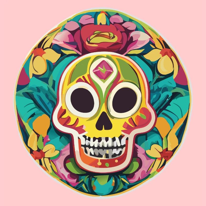 Calavera - Bunter Totenkopf