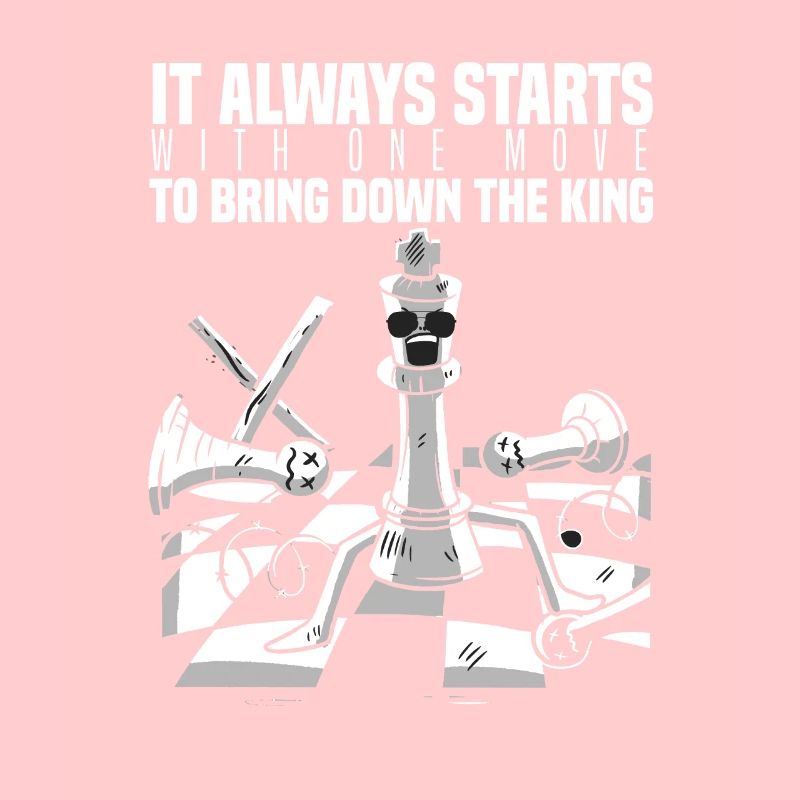 Starts One Move Bring Down King Schach Figur König