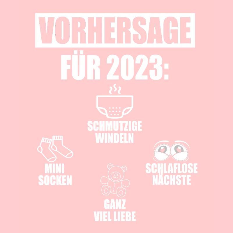 Vorhersage 2023 Geburt Windeln Socken Eltern