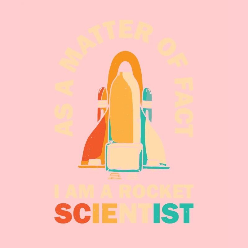 Rétro Rocket Scientist Spaceman Navette spatiale