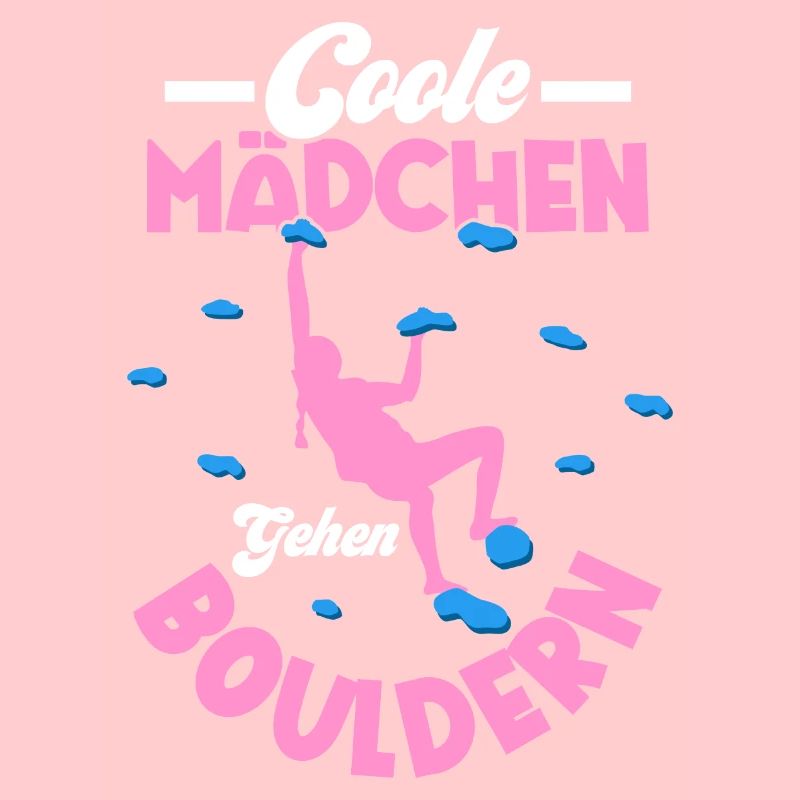 Coole Mädchen Gehen Bouldern Boulder Klettern