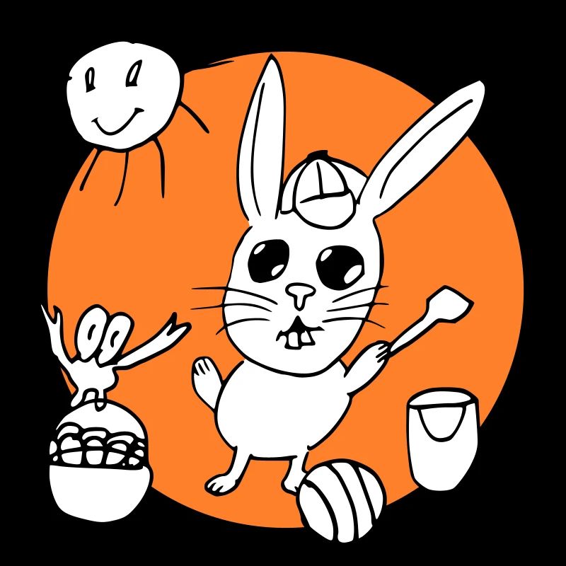 Lièvre RDL joyeux et drôle