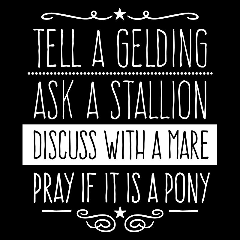 Gelding Stallion Mare and Pony