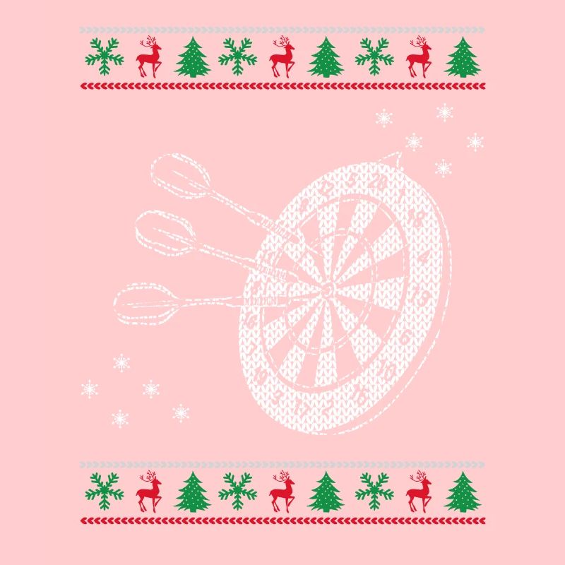 Jeu de fléchettes à Noël