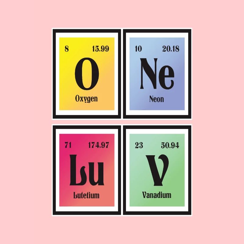 One Love | Periodensystem der Elemente