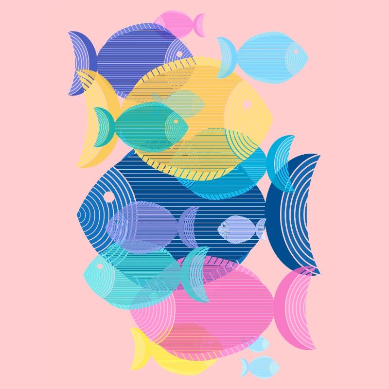 Fische (Schwarm, Muster)
