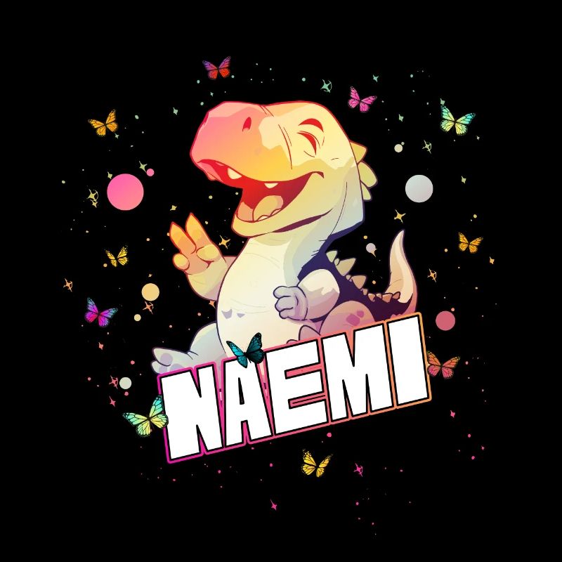 NAEMI - Schöner MÄDCHEN Name mit süßem DINO