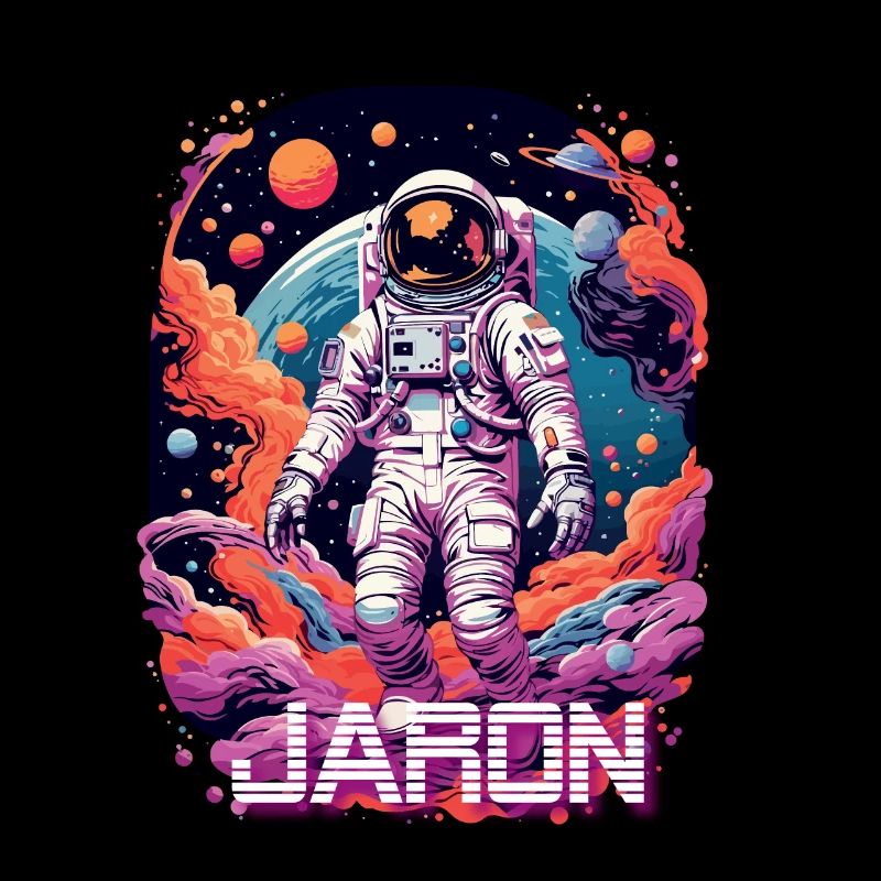 JARON - Beau nom de garçon avec astronaute cool