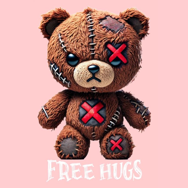 Free Hugs Teddy Bear