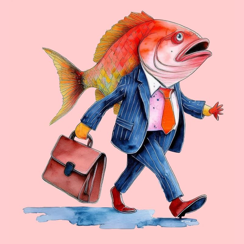 Funny Business Fish Creative Design Work