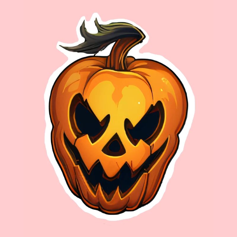 Evil Halloween Pumpkin