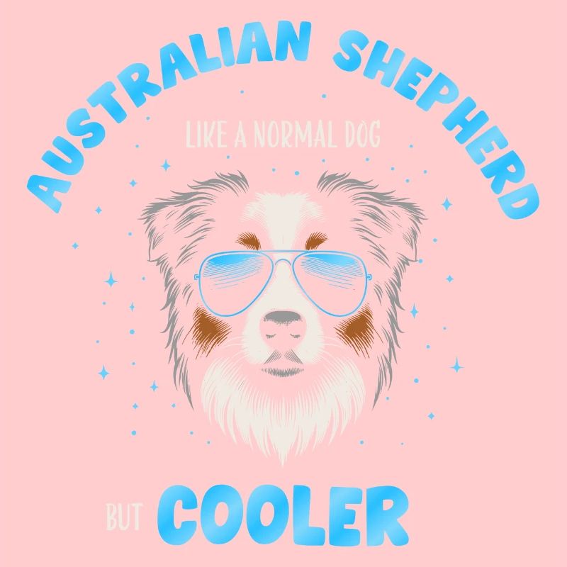 Aussie - comme un chien normal mais turquoise plus cool