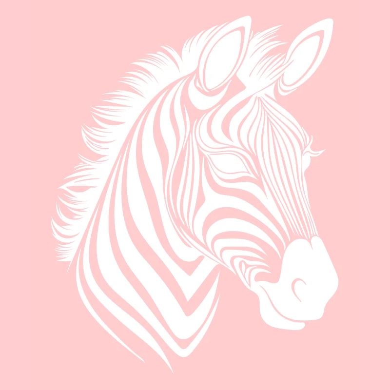 Zebra Elegant with beautiful striped pattern