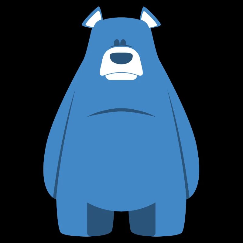 blauer Teddybär